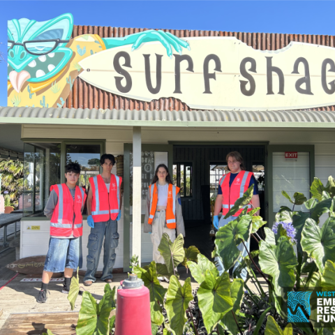 Student Volunteer Army Steps Up After Waihi Beach Flooding