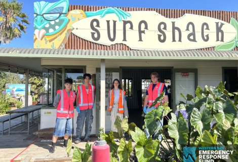 Student Volunteer Army Steps Up After Waihi Beach Flooding